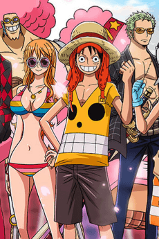 Pôster oficial do anime ONE PIECE FILM: Z - GLORIOUS ISLAND em português