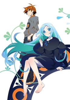 Pôster oficial do anime Kubikiri Cycle: Aoiro Savant To Zaregototsukai em português