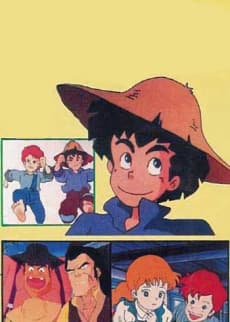 Pôster de Huckleberry Finn Monogatari
