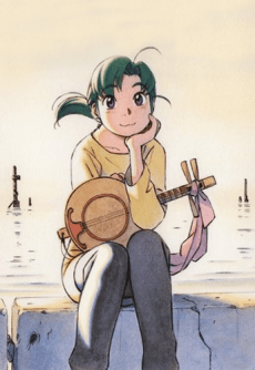 Pôster oficial do anime Yokohama Kaidashi Kikou: Quiet Country Cafe em português