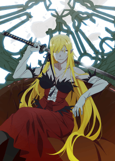 Pôster de Kizumonogatari Part 3: Reiketsu