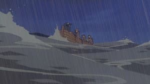 Episódio 6 - O barco afunda! Amizade na Tempestade - Romeo no Aoi Sora