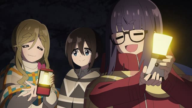 Episódio 12 - 2 de abril: Acampamento em Flor de Cerejeira - Laid-Back Camp 3ª Temporada