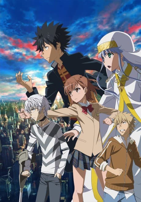 Pôster oficial do anime A Certain Magical Index 3ª Temporada em português
