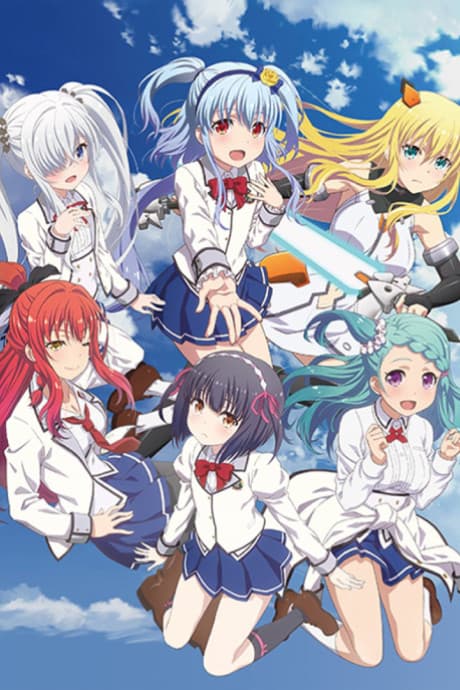 Pôster oficial do anime Z/X: Code Reunion em português