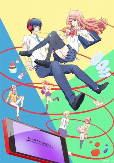 Pôster oficial do anime 3D Kanojo: Real Girl em português