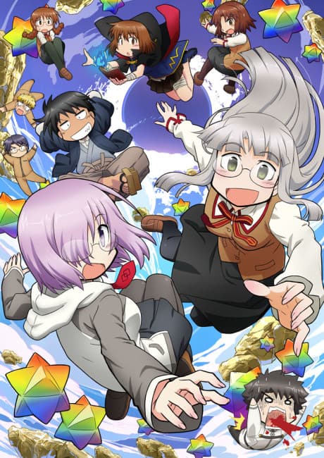 Pôster oficial do anime Fate/Grand Order: Himuro no Tenchi - 7-nin no Saikyou Gijin-hen em português