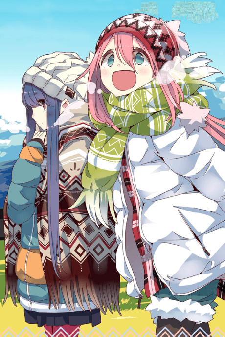 Pôster oficial do anime Yuru Camp△ OVA em português