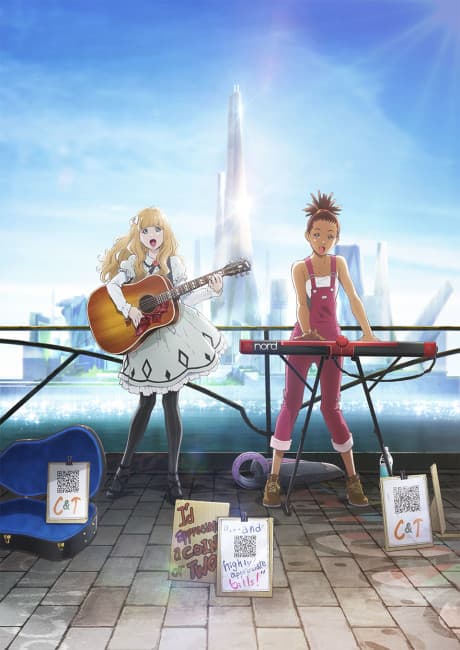Pôster oficial do anime Carole e Tuesday em português