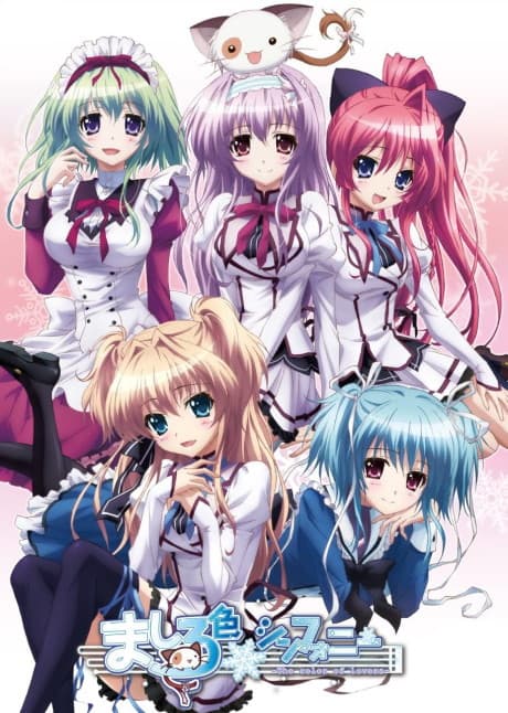 Pôster oficial do anime Mashiroiro Symphony: The Color Of Lovers em português