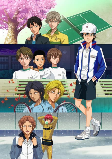 Pôster oficial do anime Tennis no Ouji-sama OVA ANOTHER STORY II: Ano Toki no Bokura em português