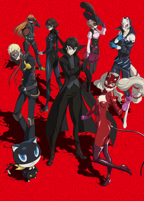 Pôster oficial do anime PERSONA5 the Animation: Stars and Ours em português