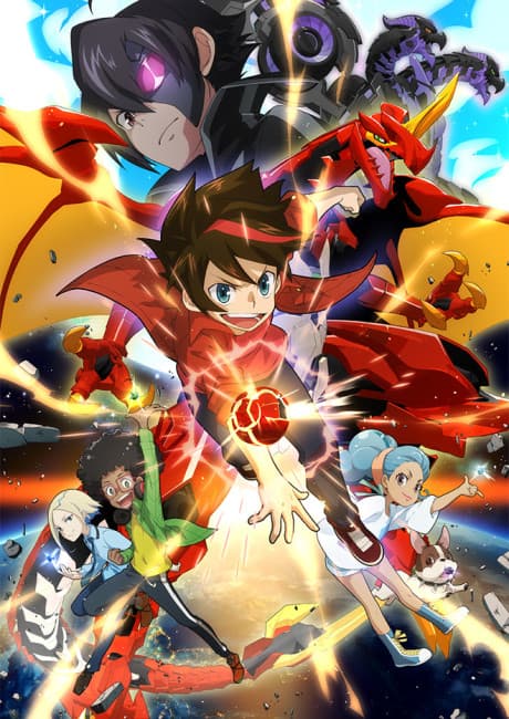 Pôster oficial do anime Bakugan: Battle Planet em português