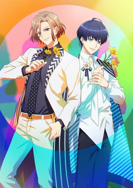 Pôster oficial do anime A3! Season Spring & Summer em português