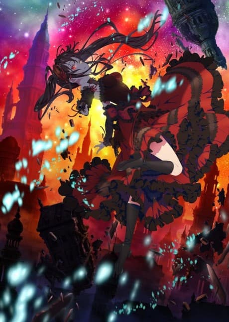 Pôster oficial do anime Date A Bullet: Dead or Bullet & Nightmare or Queen em português