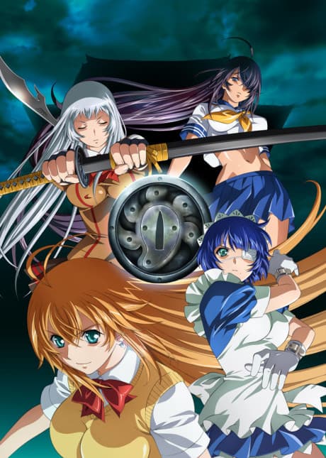 Pôster oficial do anime Ikki Tousen: Shugaku Toshi Keppu-roku em português