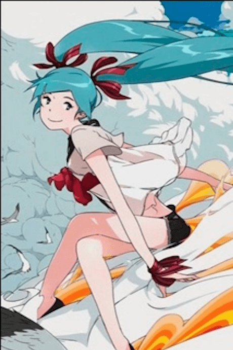 Pôster oficial do anime Sekiranun Graffiti em português