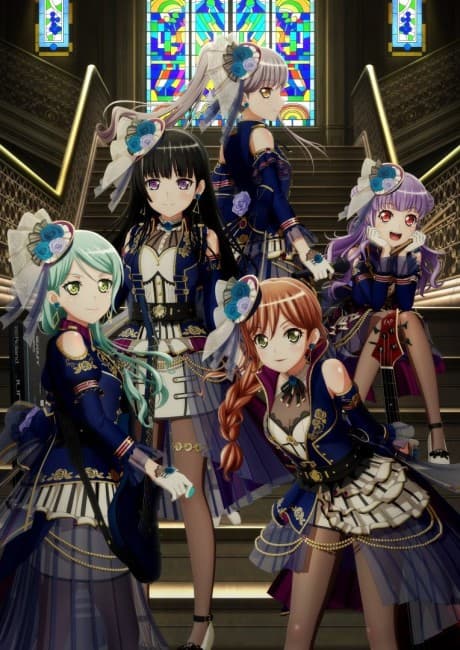 Pôster oficial do anime BanG Dream! Movie: Episode of Roselia - II: Song I Am. em português