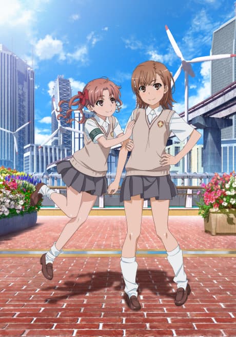 Pôster oficial do anime Toaru Kagaku no Railgun T: Motto Marutto Railgun em português