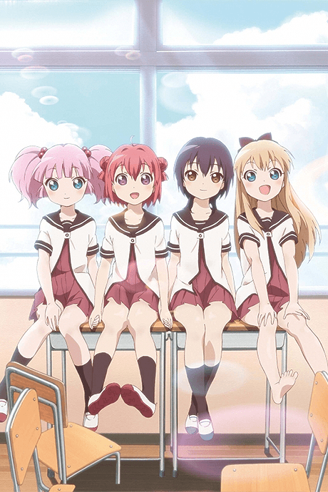 Pôster oficial do anime Yuru Yuri: Doushite☆Tomaranai☆Tokimeki☆Doki Doki☆Paradox☆Eternal em português