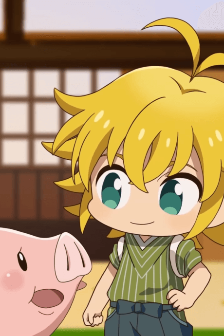 Pôster oficial do anime Gekidan Nanatsu no Taizai em português