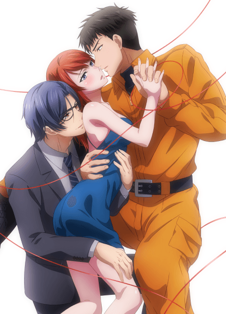 Pôster oficial do anime Fire in His Fingertips 2: My Boyfriend is a Fireman em português