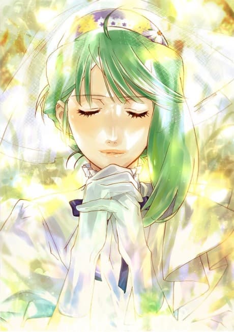 Pôster oficial do anime Macross Frontier: Labyrinth of Time em português