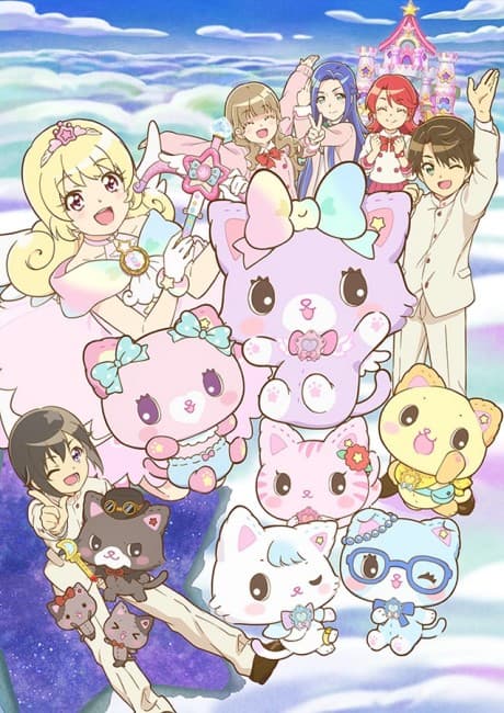 Pôster oficial do anime Mewkledreamy Mix! em português