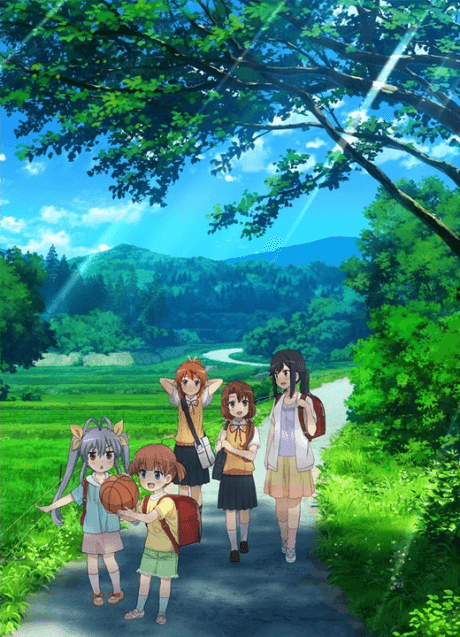 Pôster oficial do anime Non Non Biyori Nonstop: Our Club Worked Hard em português