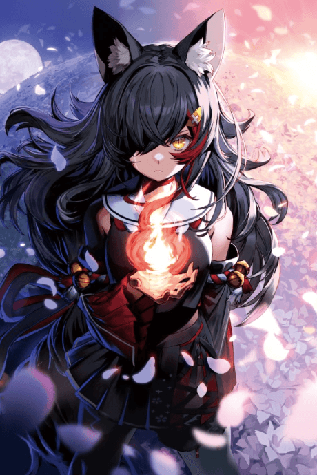 Pôster oficial do anime Howling em português