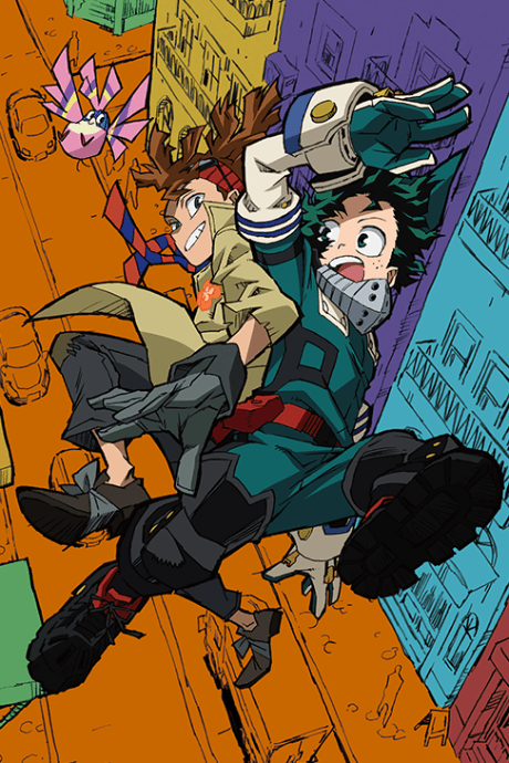 Pôster oficial do anime Boku no Hero Academia THE MOVIE: World Heroes' Mission - Tabidachi em português