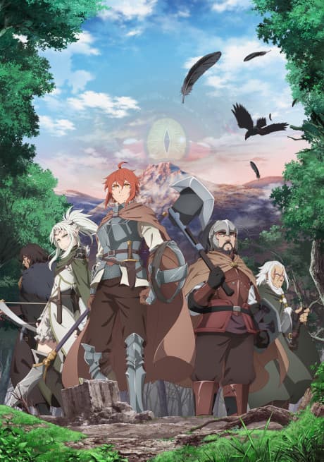Pôster oficial do anime The Faraway Paladin: The Lord of Rust Mountains em português