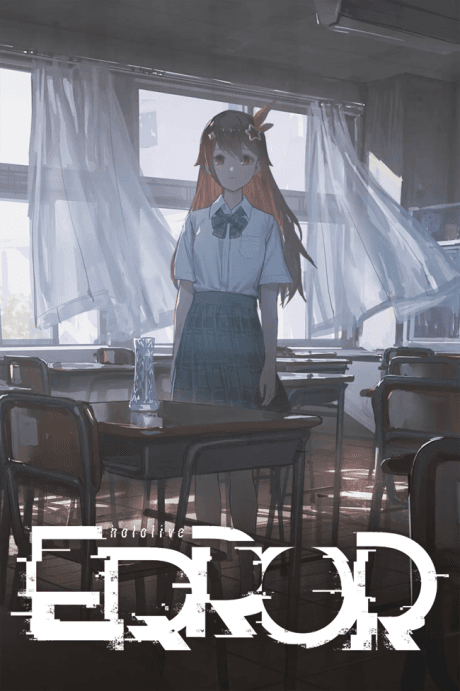 Pôster oficial do anime hololiveERROR em português