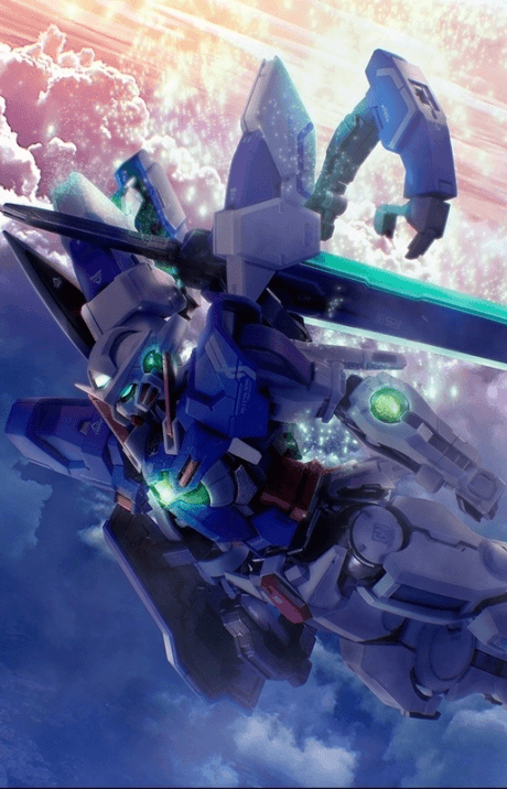 Pôster oficial do anime Mobile Suit Gundam 00: Revealed Chronicle em português