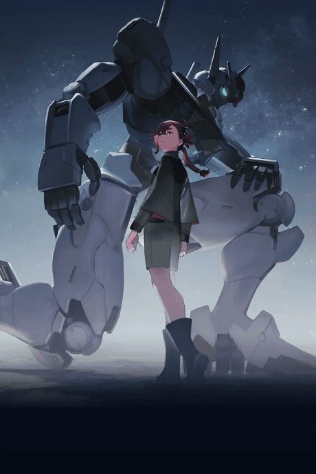 Pôster oficial do anime Mobile Suit Gundam: The Witch from Mercury em português