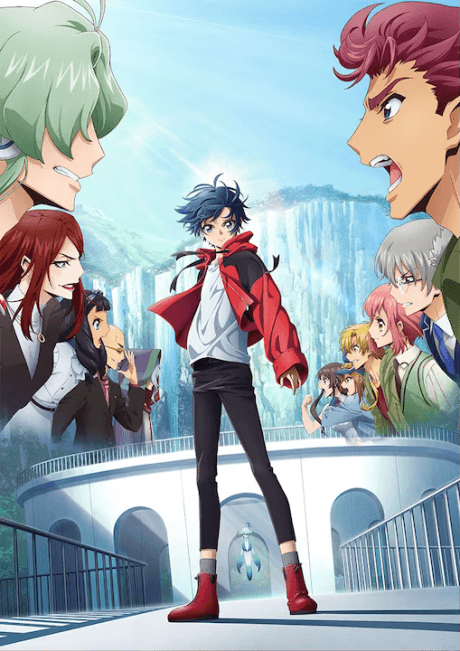Pôster oficial do anime Cardfight!! Vanguard will+Dress 3ª Temporada em português