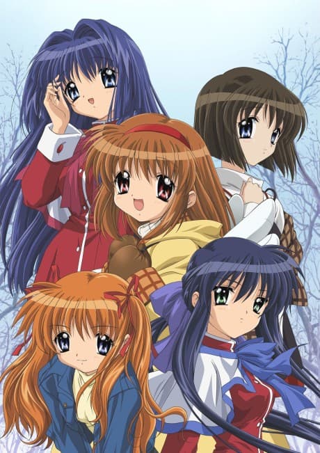 Pôster oficial do anime Kanon em português