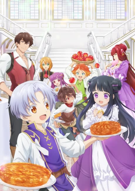 Pôster oficial do anime Doce Reencarnação em português