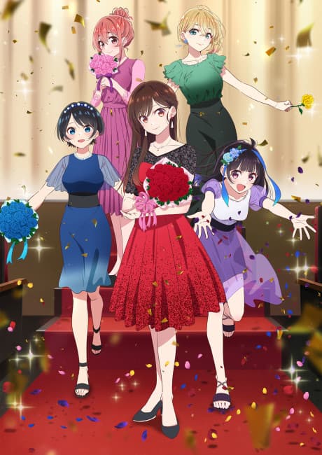 Pôster oficial do anime Rent-a-Girlfriend 3ª Temporada em português