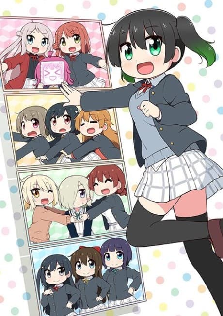 Pôster oficial do anime NIJIYON ANIMATION: Yu and the School Idol em português