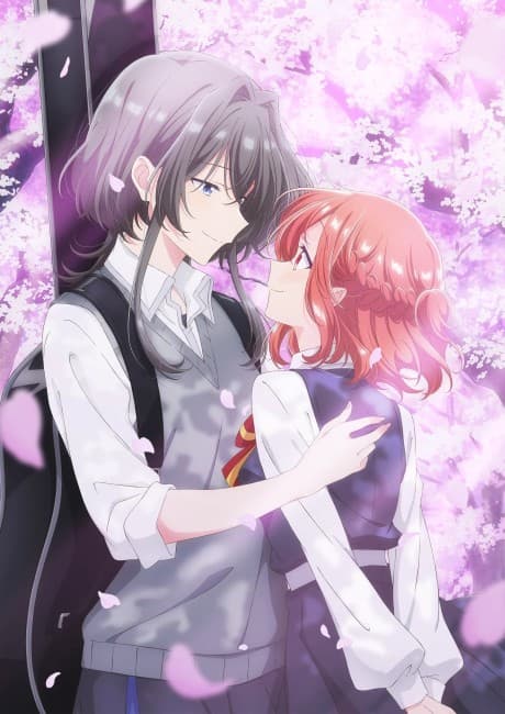Pôster oficial do anime Sasayaku You ni Koi wo Utau em português