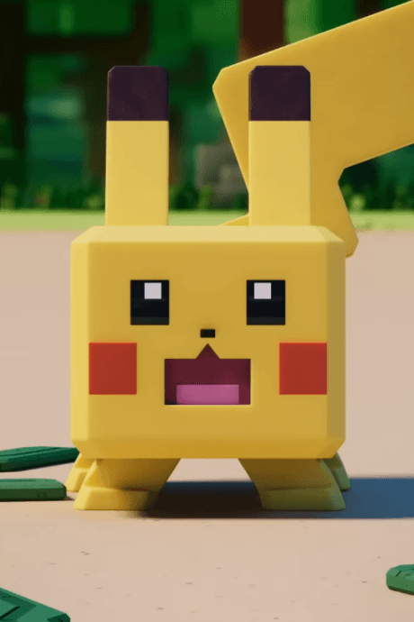 Pôster oficial do anime Cube-Shaped Pokémon on Cubie Island?! em português