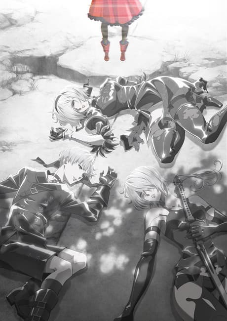 Pôster oficial do anime NieR:Automata Ver1.1a Parte 2 em português