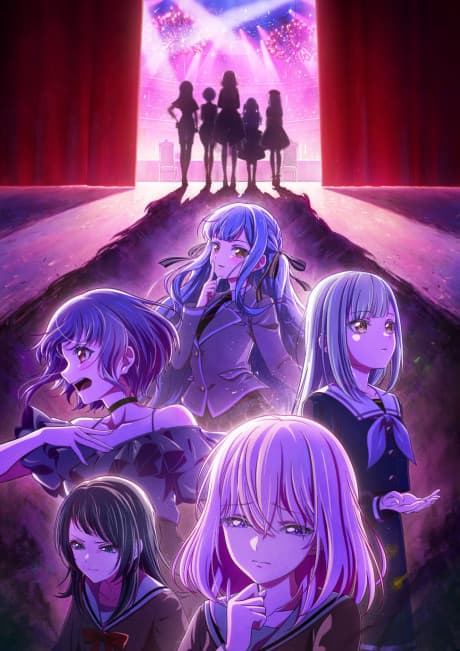 Pôster oficial do anime BanG Dream! Ave Mujica em português