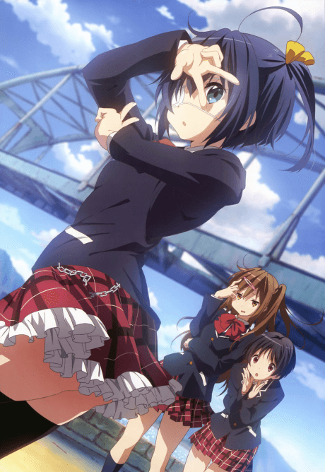 Pôster oficial do anime Love, Chunibyo & Other Delusions: Glimmering...Explosive Festival (Slapstick Noel) em português