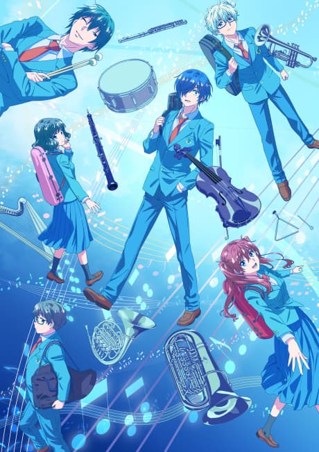 Pôster oficial do anime Blue Orchestra 2ª Temporada em português