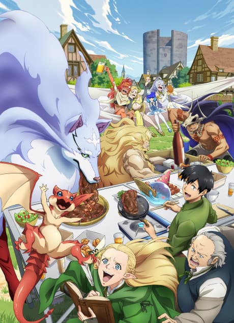 Pôster oficial do anime Campfire Cooking in Another World with my Absurd Skill 2ª Temporada em português