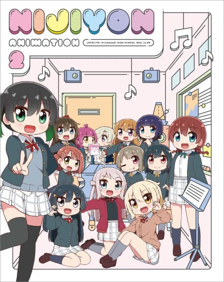 Pôster oficial do anime NIJIYON ANIMATION 2: Shinsaku Animation em português