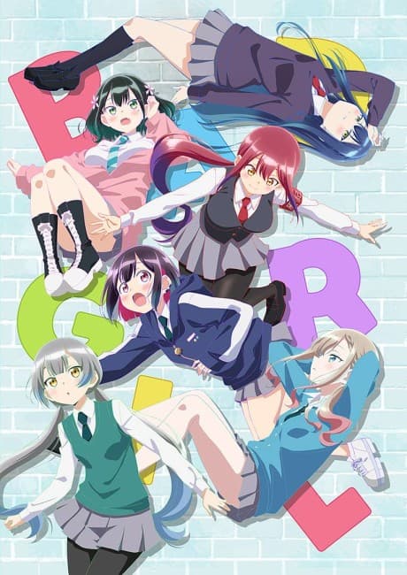 Pôster oficial do anime BADGIRL em português