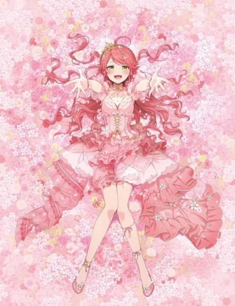 Pôster oficial do anime flower rhapsody em português